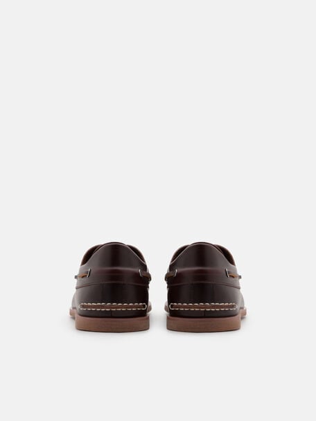 Marcos Leather Boat Shoes, , hi-res
