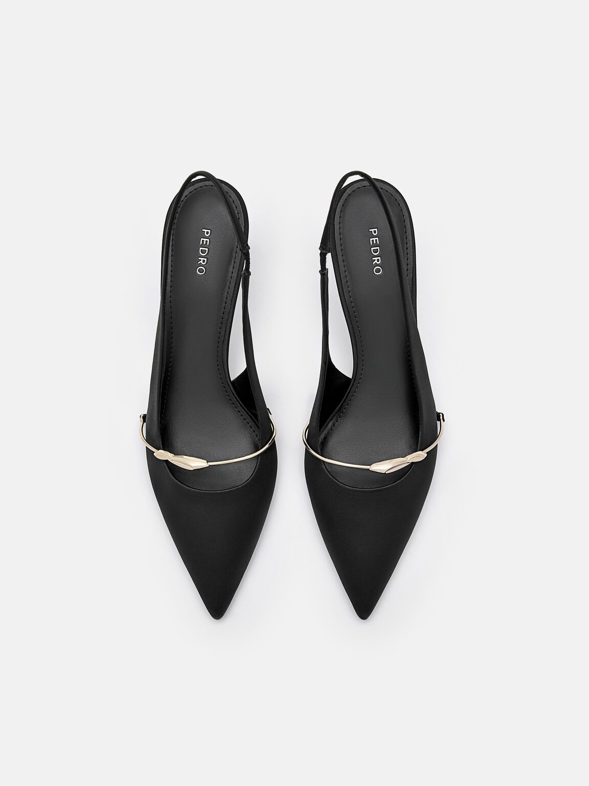 Mira Satin Slingback Pumps, 
