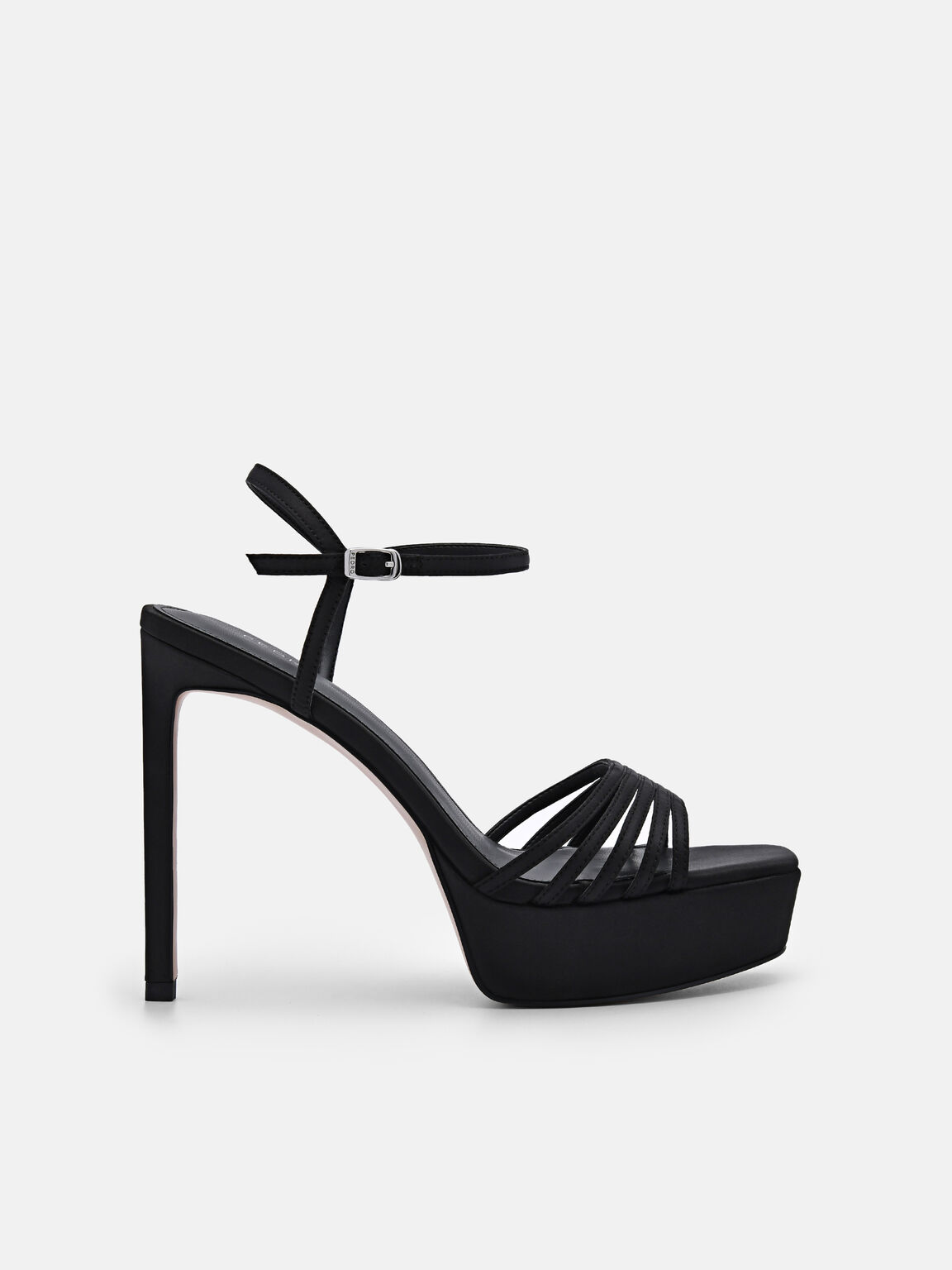 Iza Fabric Platform Heel Sandals, 