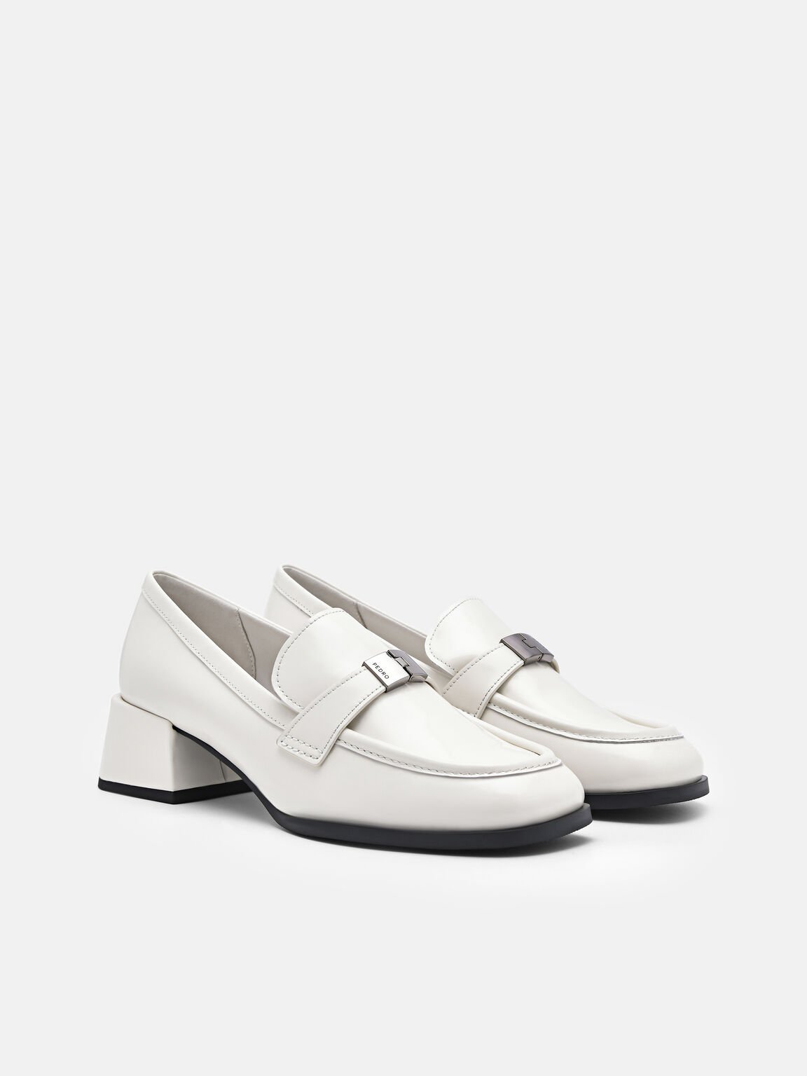 Jatte Leather Heel Loafers, 