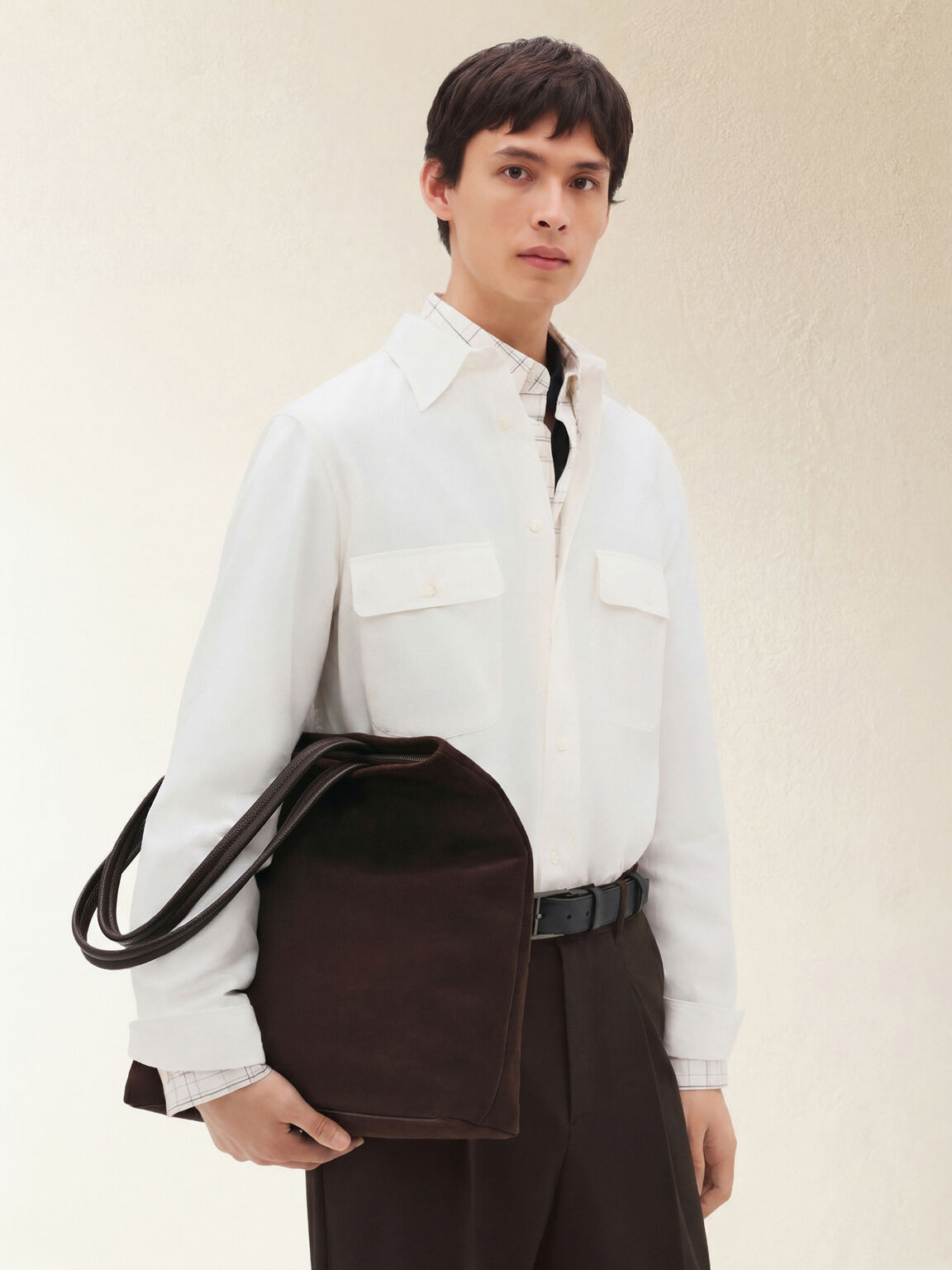 Asher Suede Tote Bag, 
