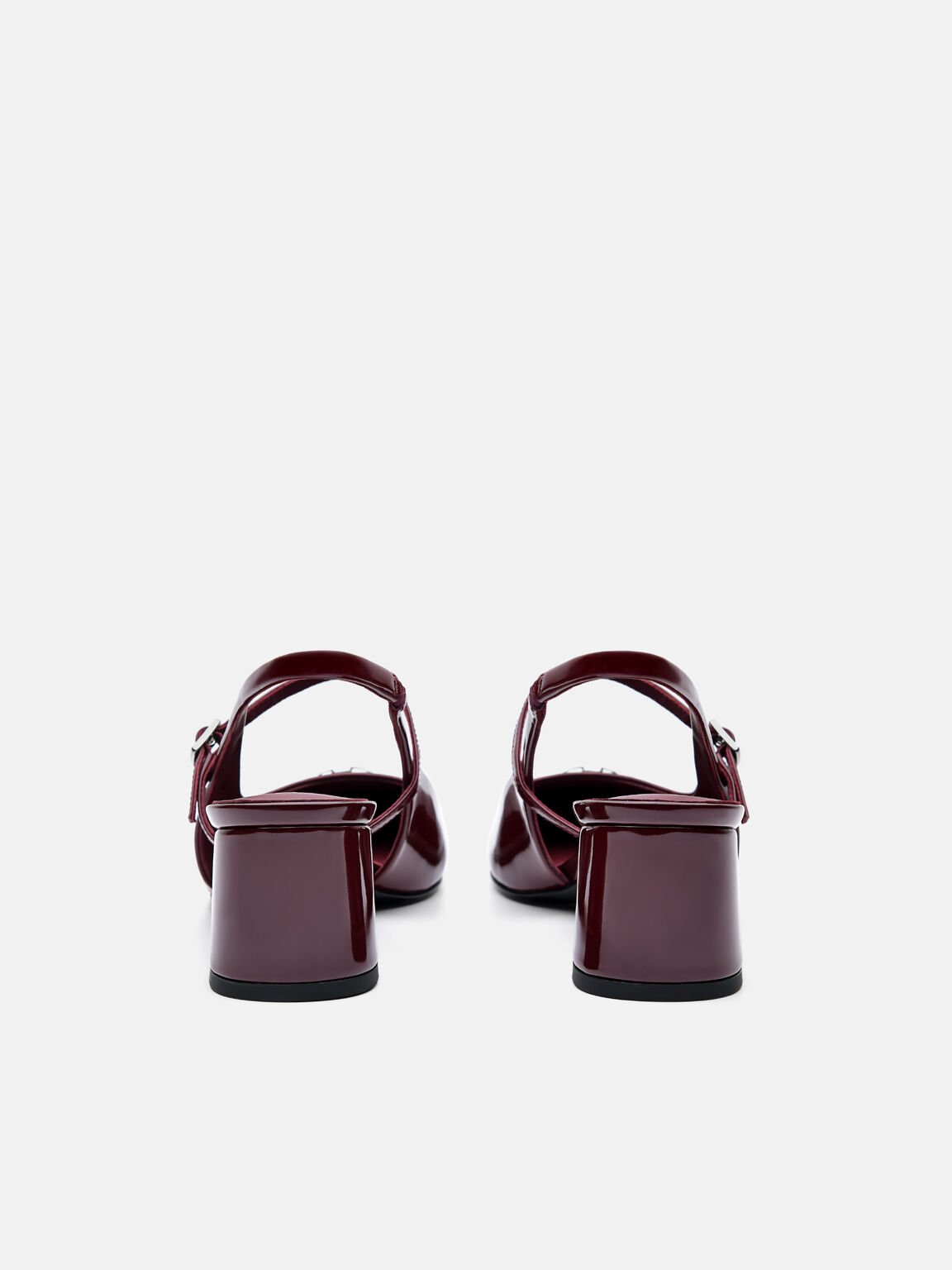 PEDRO Studio Pumps Slingback Kulit Patent, 