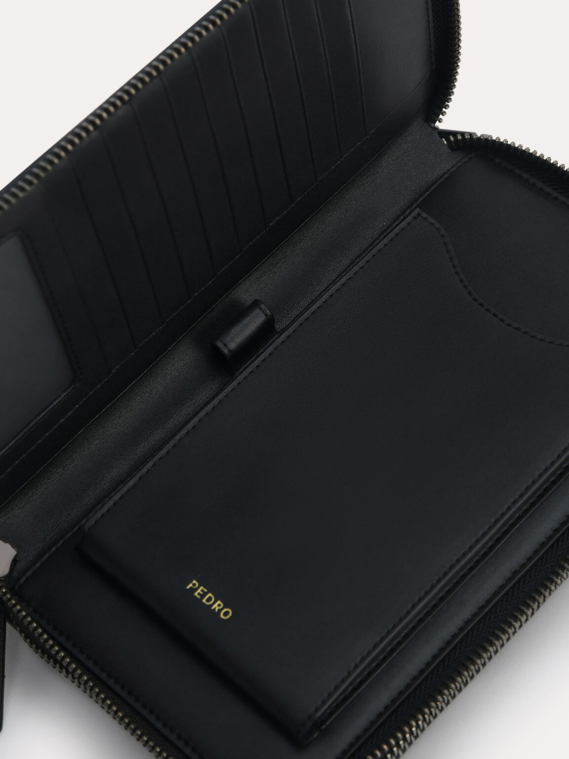 Dompet Perjalanan Kulit Bertekstur, 