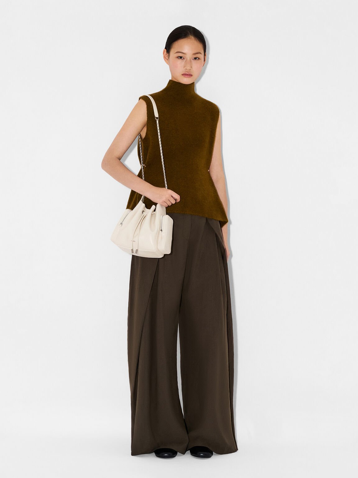 Drawstring Bucket Bag, , hi-res