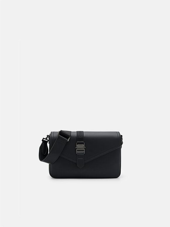 Taper Sling Bag, Black, hi-res