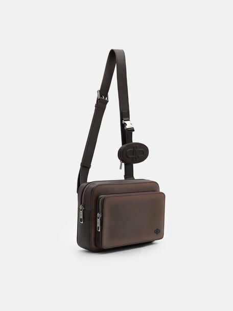 Flynn Leather Crossbody Bag, , hi-res