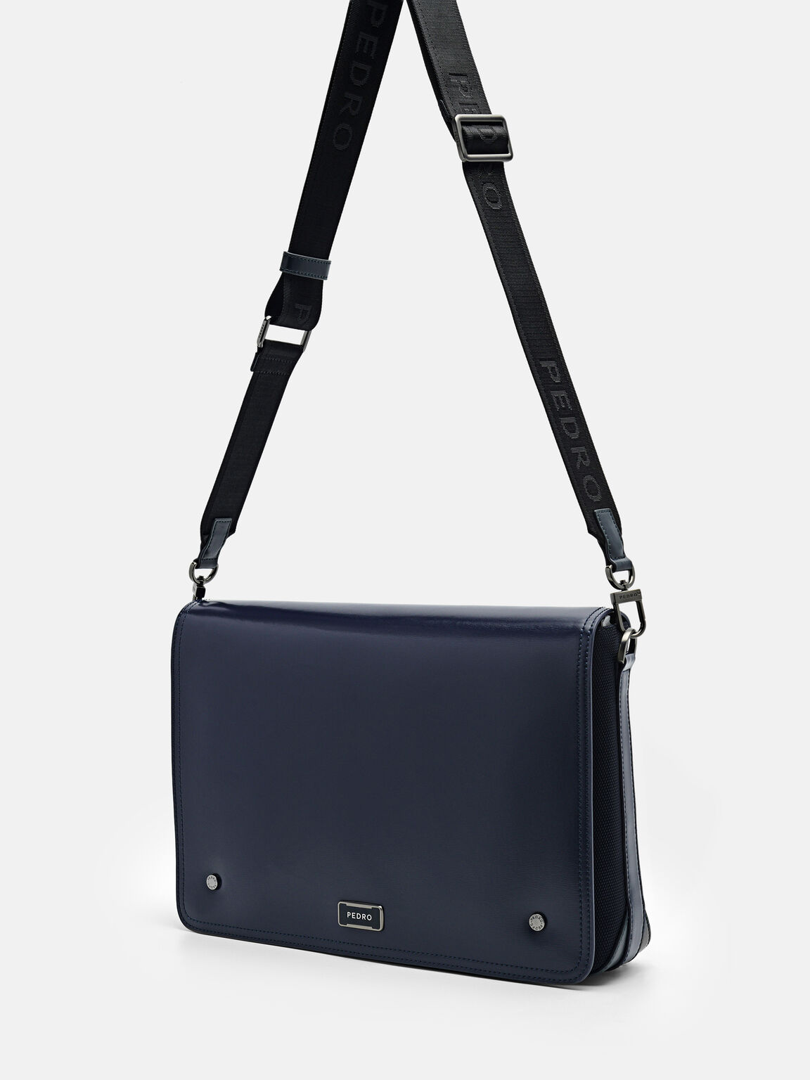 Tas Kerja Messenger Kulit Elliott, 