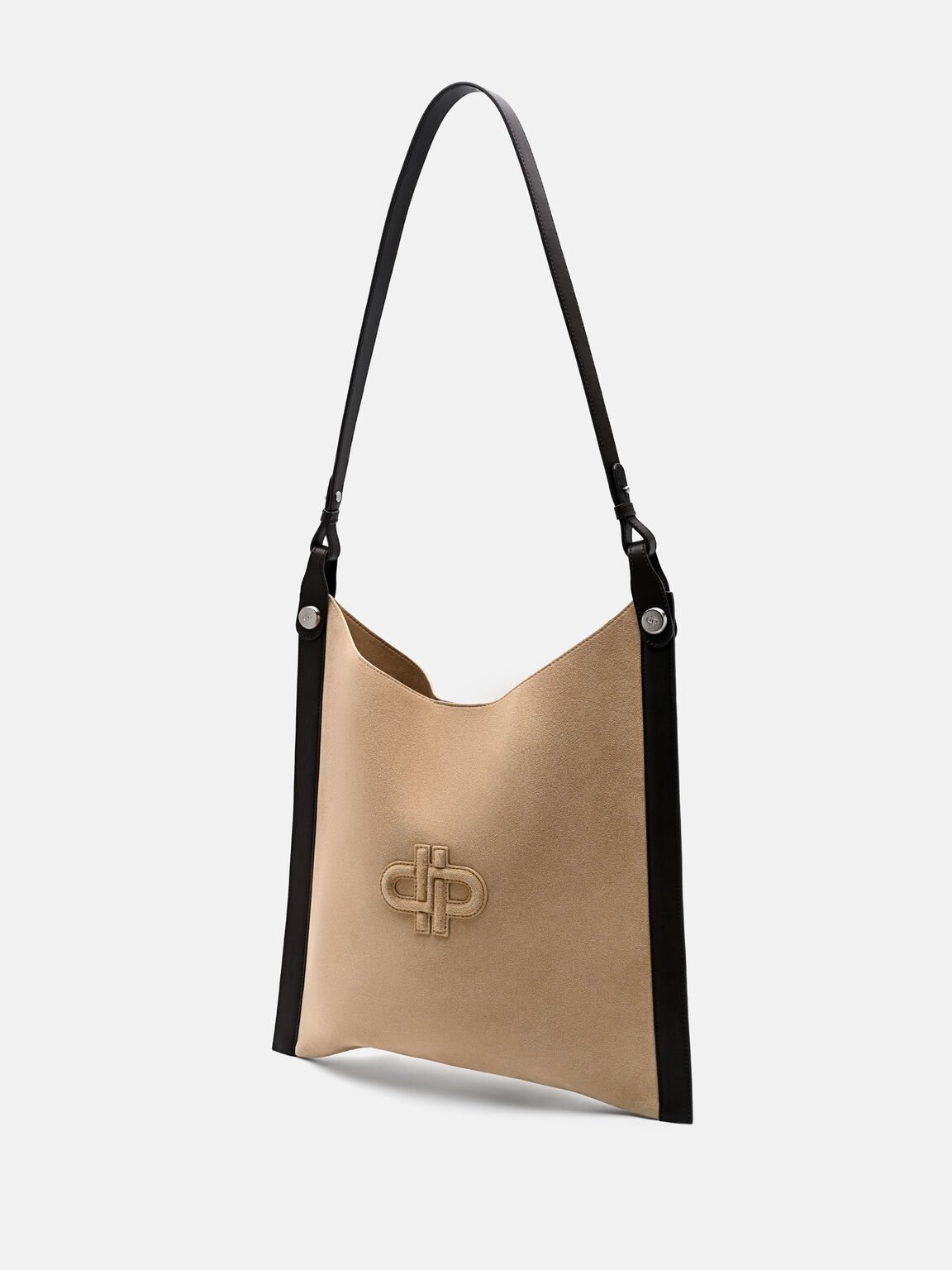 Oversized Suede Shoulder Bag, , hi-res