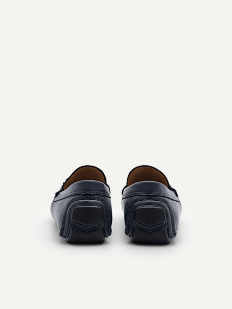 PEDRO Icon Leather Heel Sandals, Black