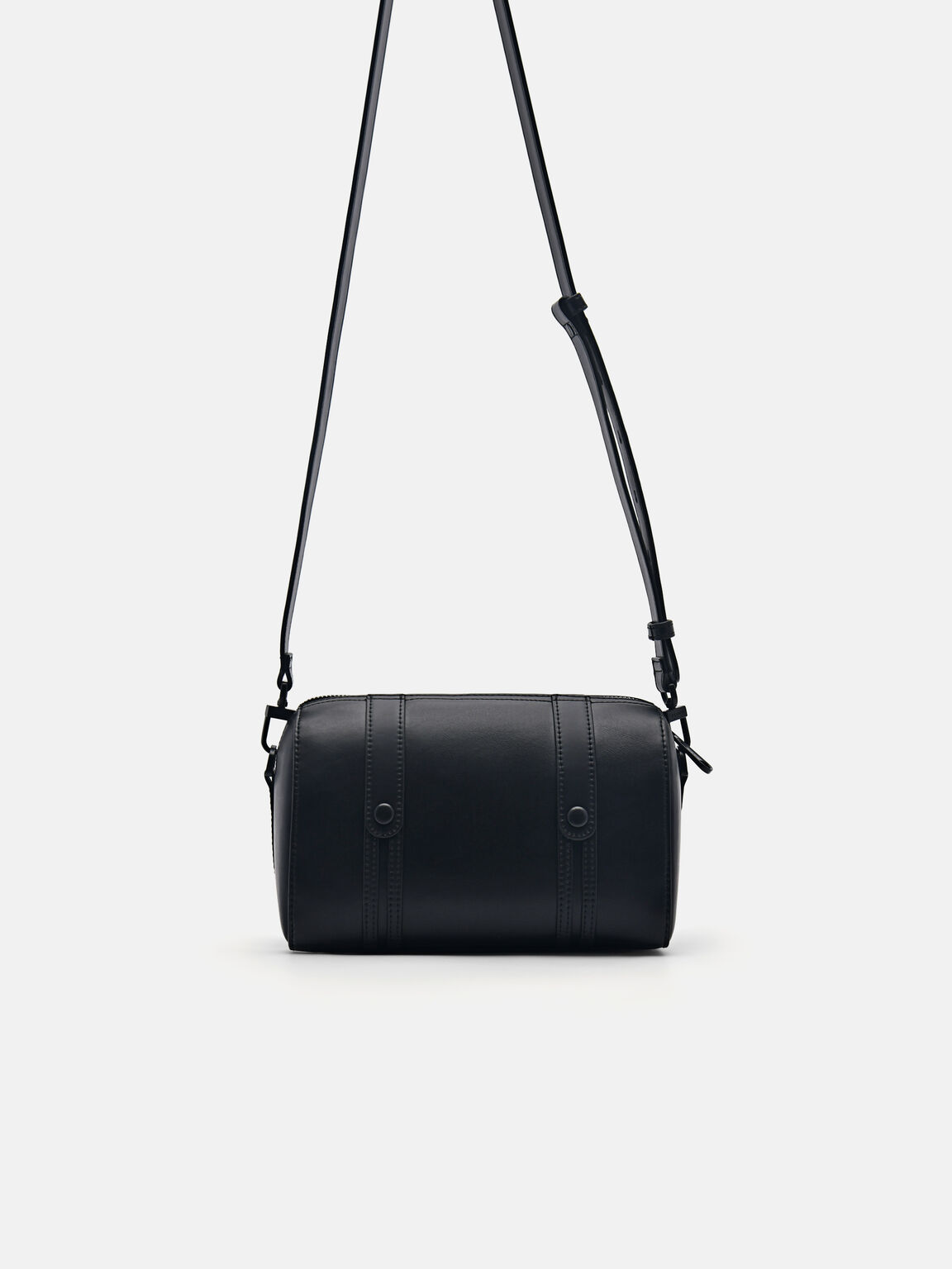 Monochrome Crossbody Bag, Black