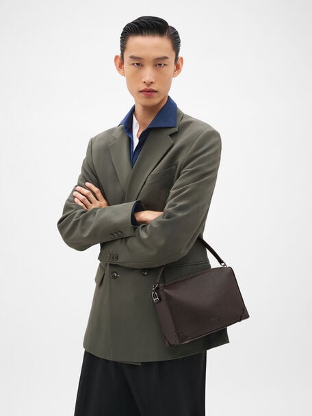 Maven Leather Crossbody Bag, , hi-res