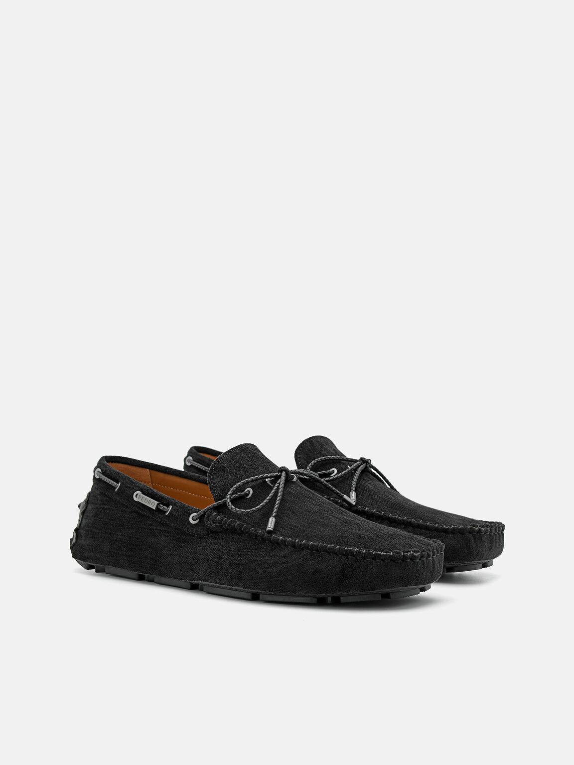 Sepatu Driving Pita Corduroy, 