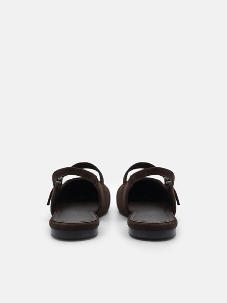 Sepatu Flat Ballerina Suede Gabrielle, , hi-res