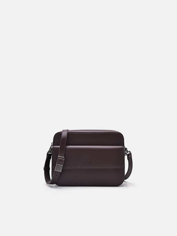 Leather Crossbody Bag, , hi-res