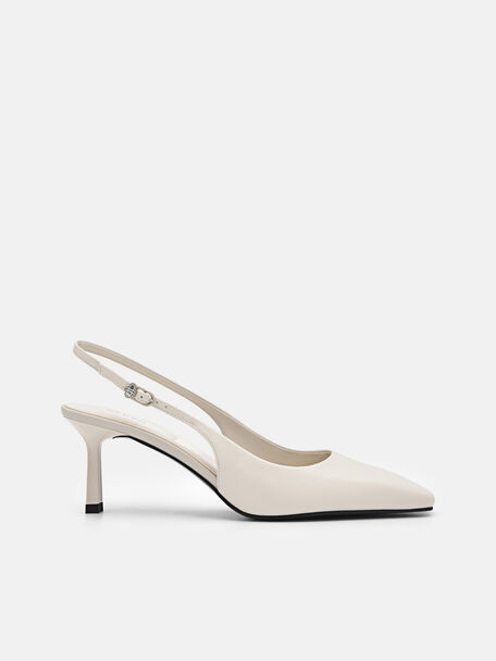 PEDRO Studio Pumps Slingback Kulit, , hi-res