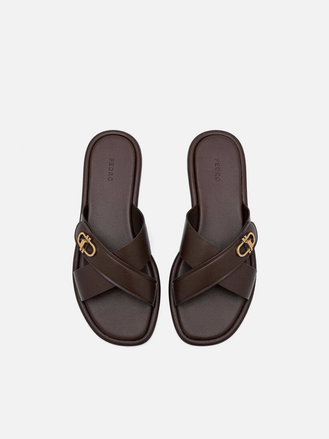Sienna Leather Cross Sandals, , hi-res