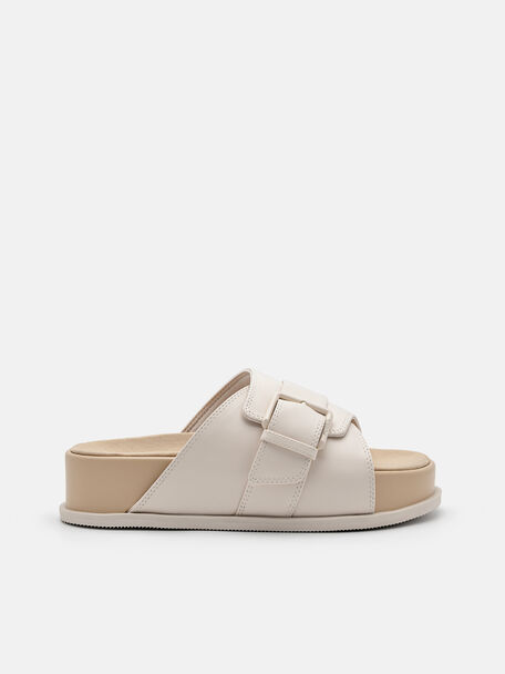 Sandal Gesper Slip-On, Chalk