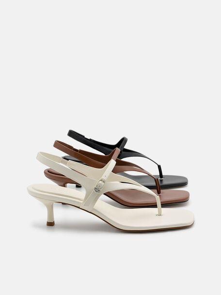 Eny Sandal Hak Kulit, 