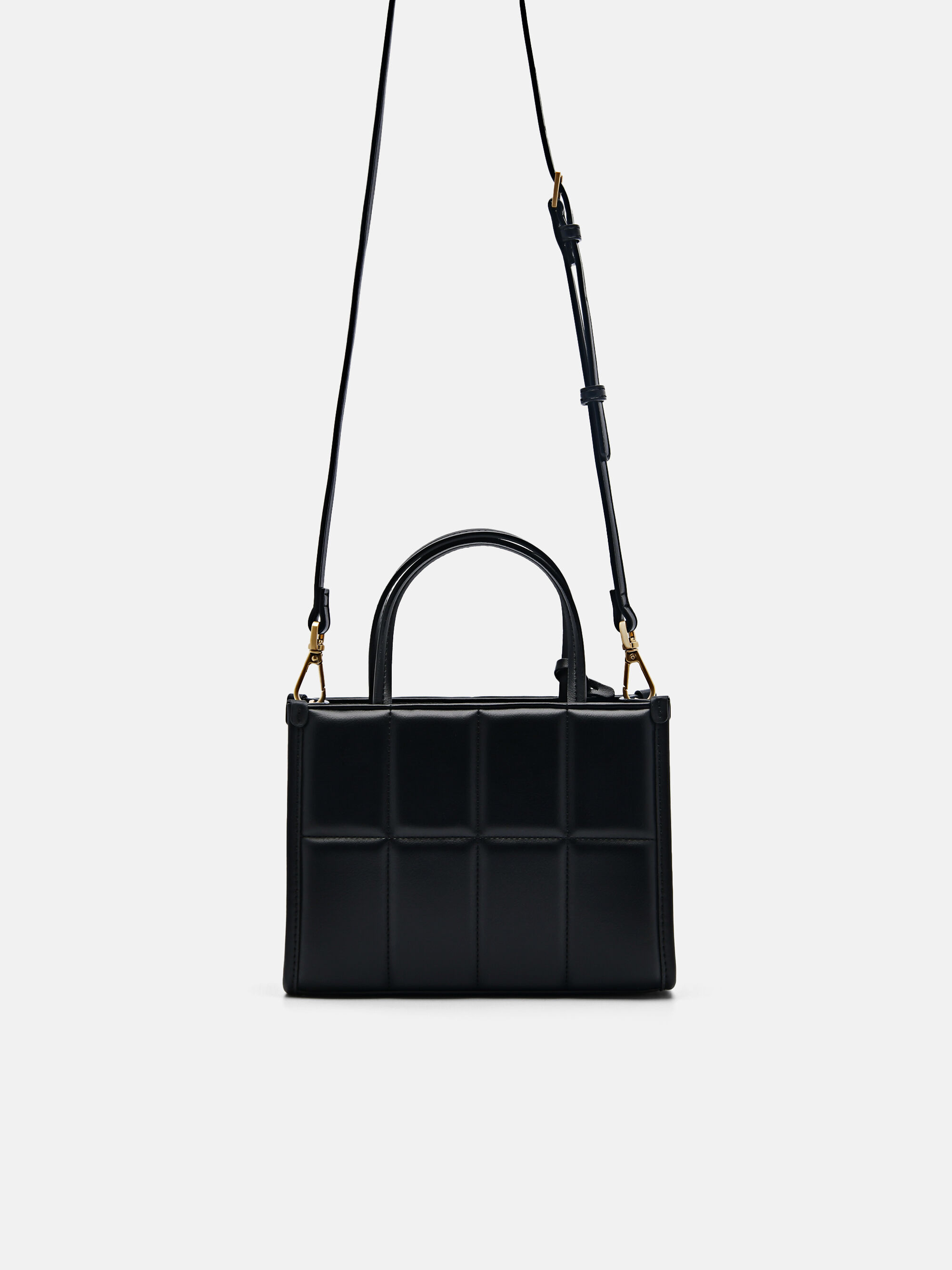 Black Charlotte Quilted Handbag - PEDRO ID
