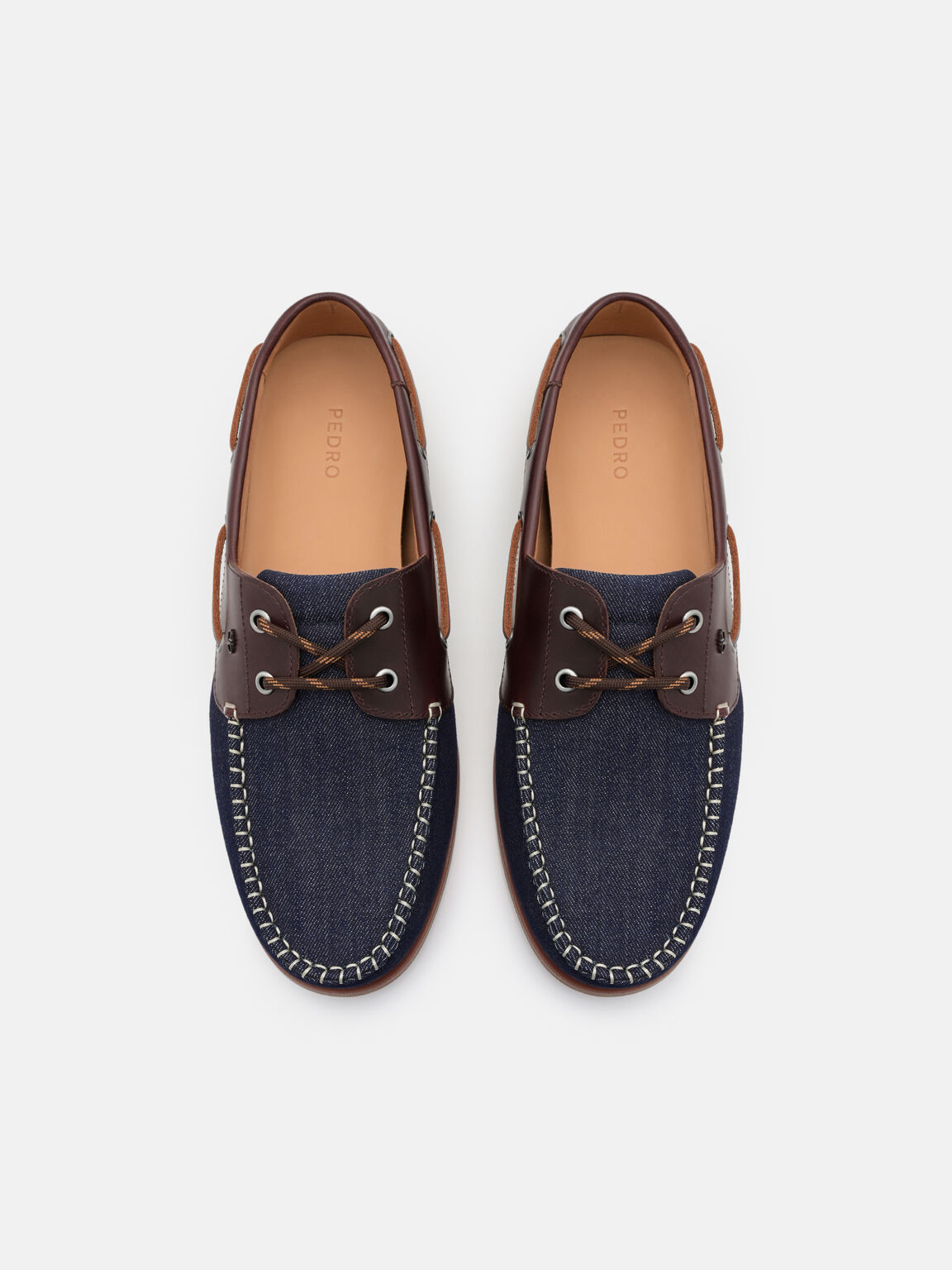 Denim Boat Shoes, , hi-res