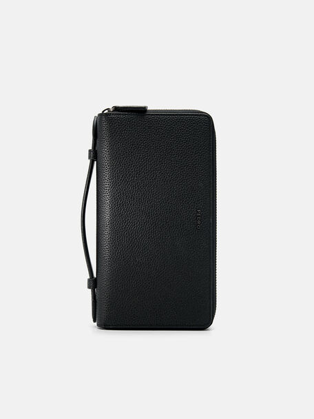 Embossed Leather Travel Organizer, 