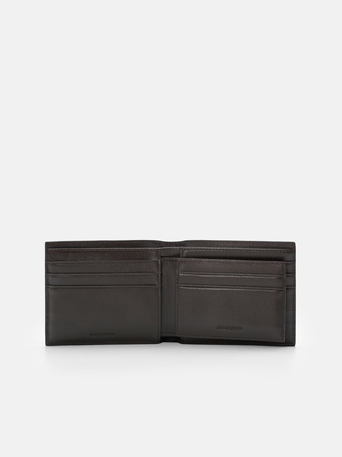 Tumbled Leather Bi-Fold Wallet with Insert, 