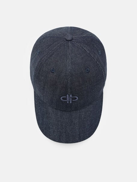 Denim Monogram Cap, , hi-res