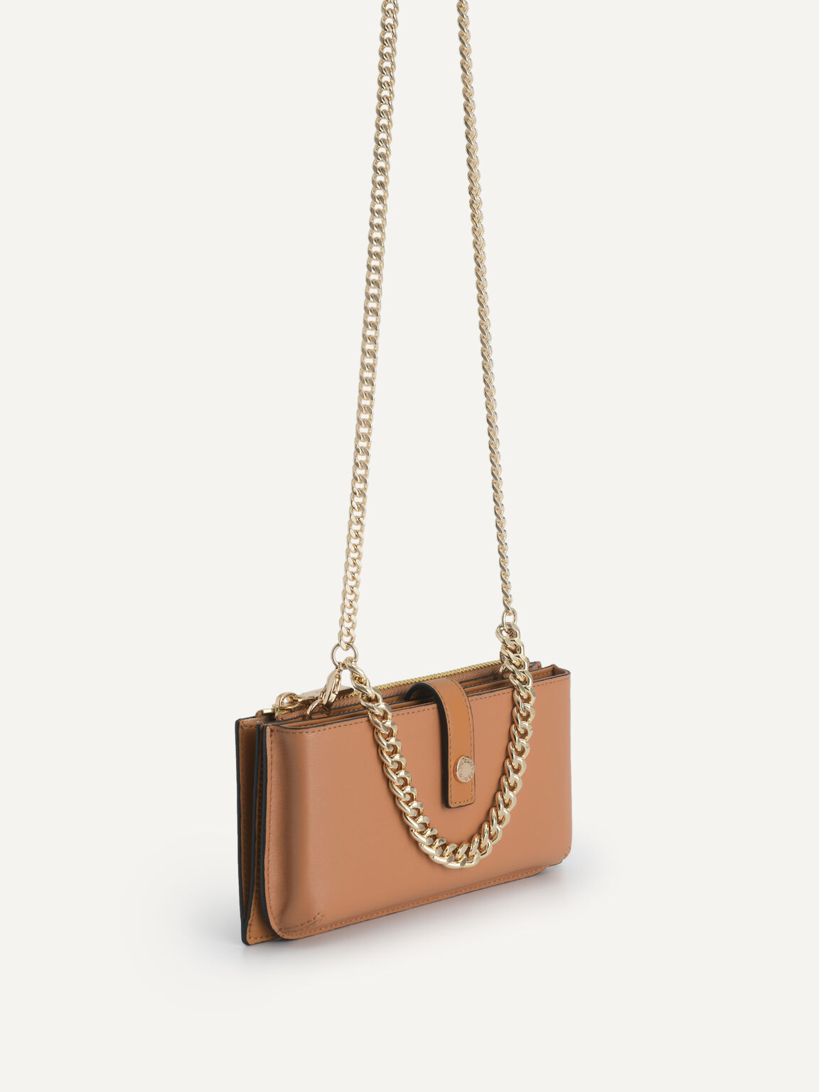 Textured Leather Phone Pouch, 