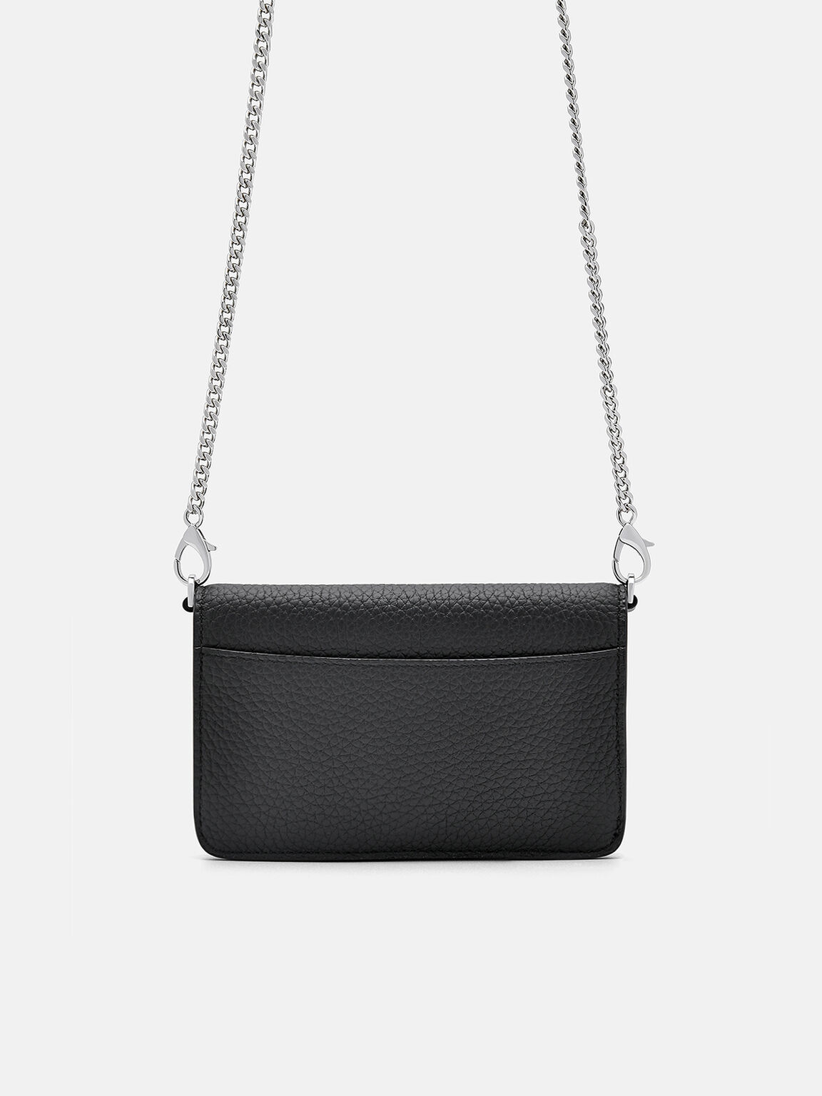 Dompet Lipat Dua Kulit Emboss, 