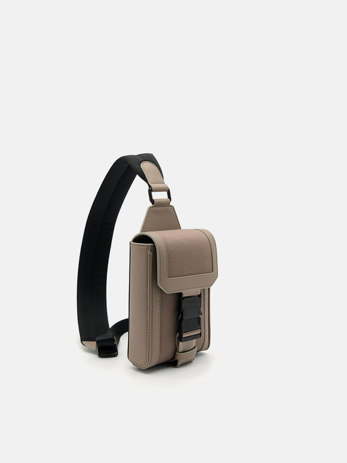 Track Sling Bag, Taupe