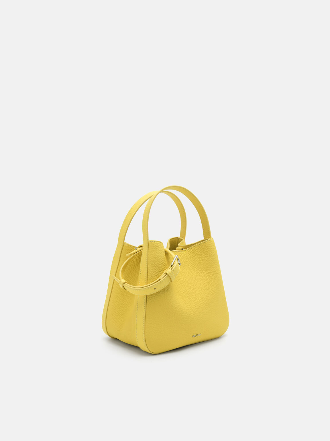 Demi Leather Bucket Bag, 