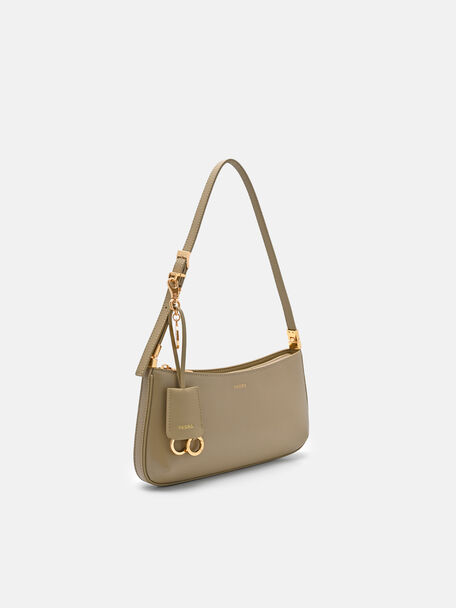 Jatte Leather Charm Shoulder Bag, , hi-res