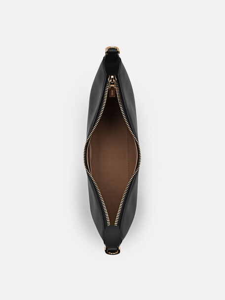 PEDRO Icon Leather Heel Sandals, Black