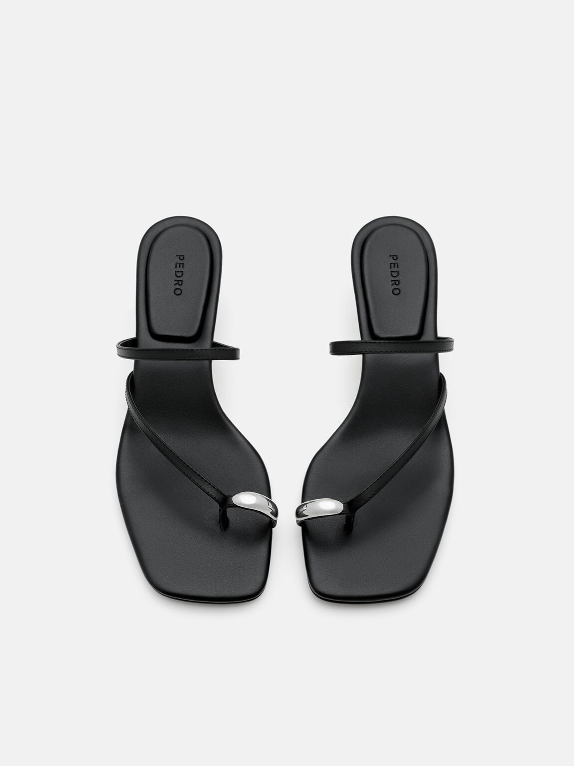 Lia Leather Heel Sandals, , hi-res