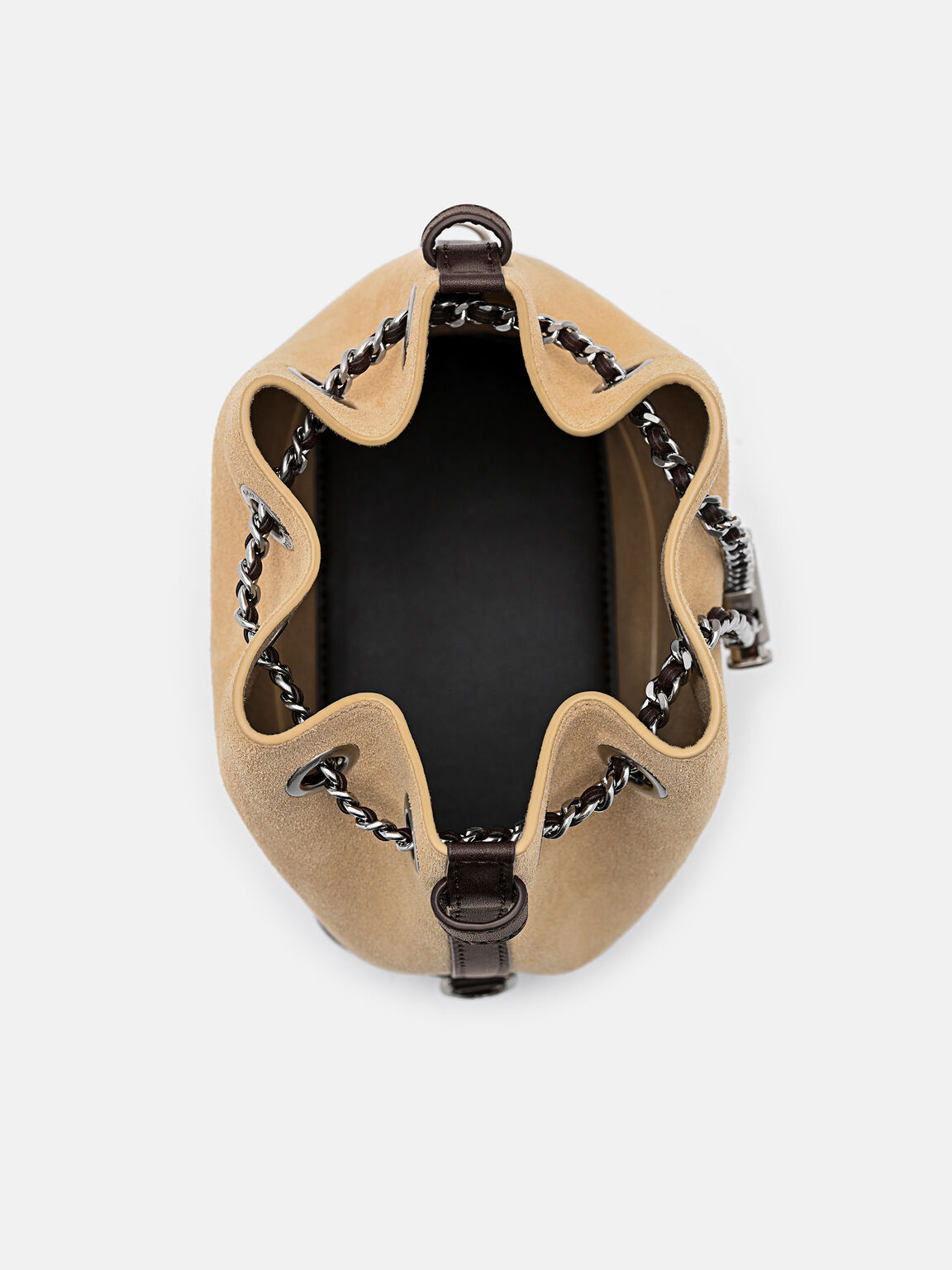 Suede Mini Bucket Bag, , hi-res