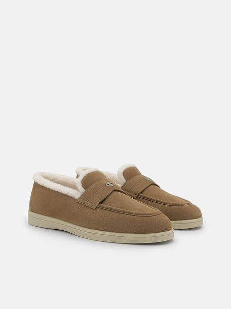 Sepatu Loafers Suede Roam, , hi-res