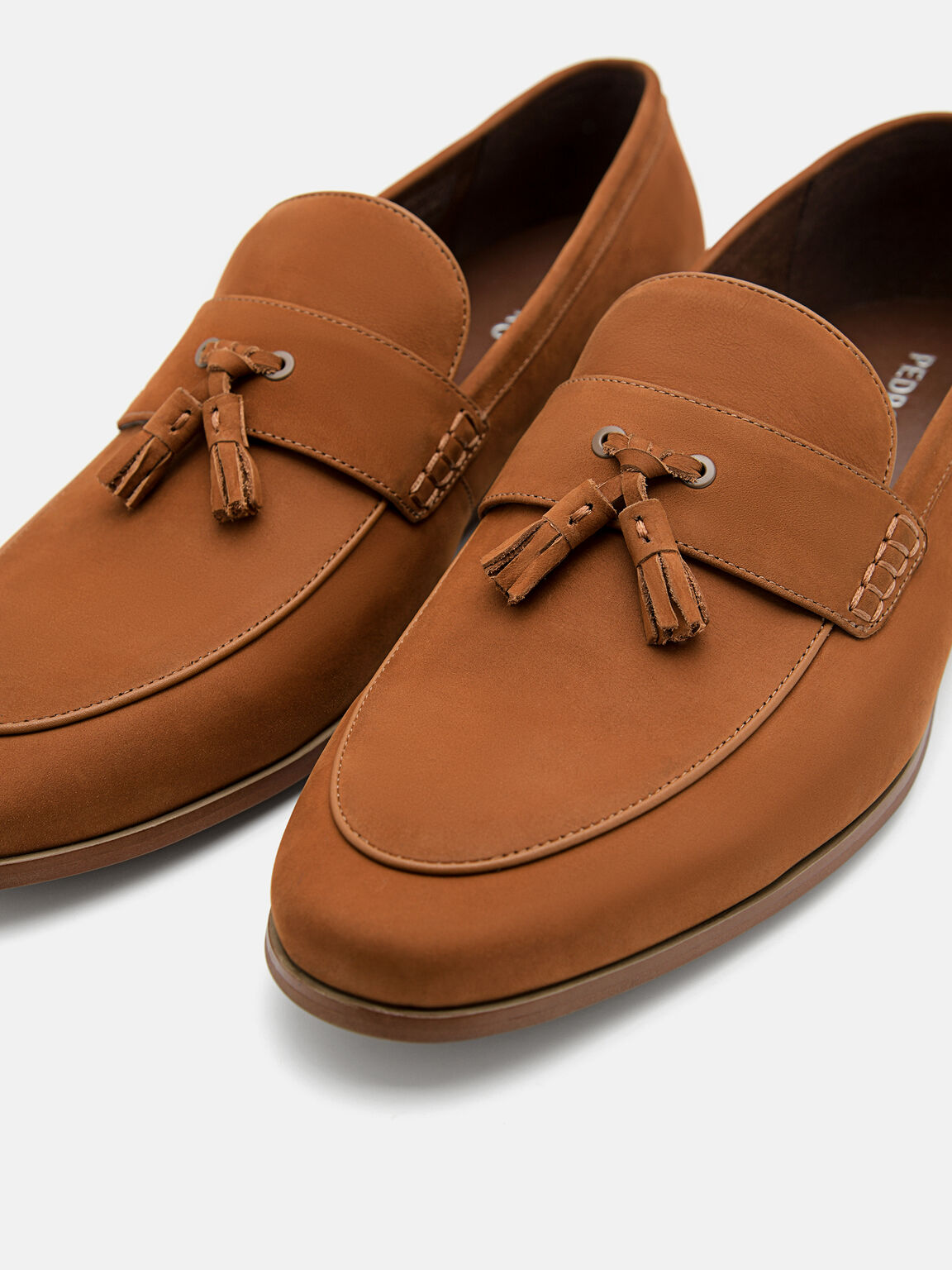 Nubuck Tasselled Loafers, 