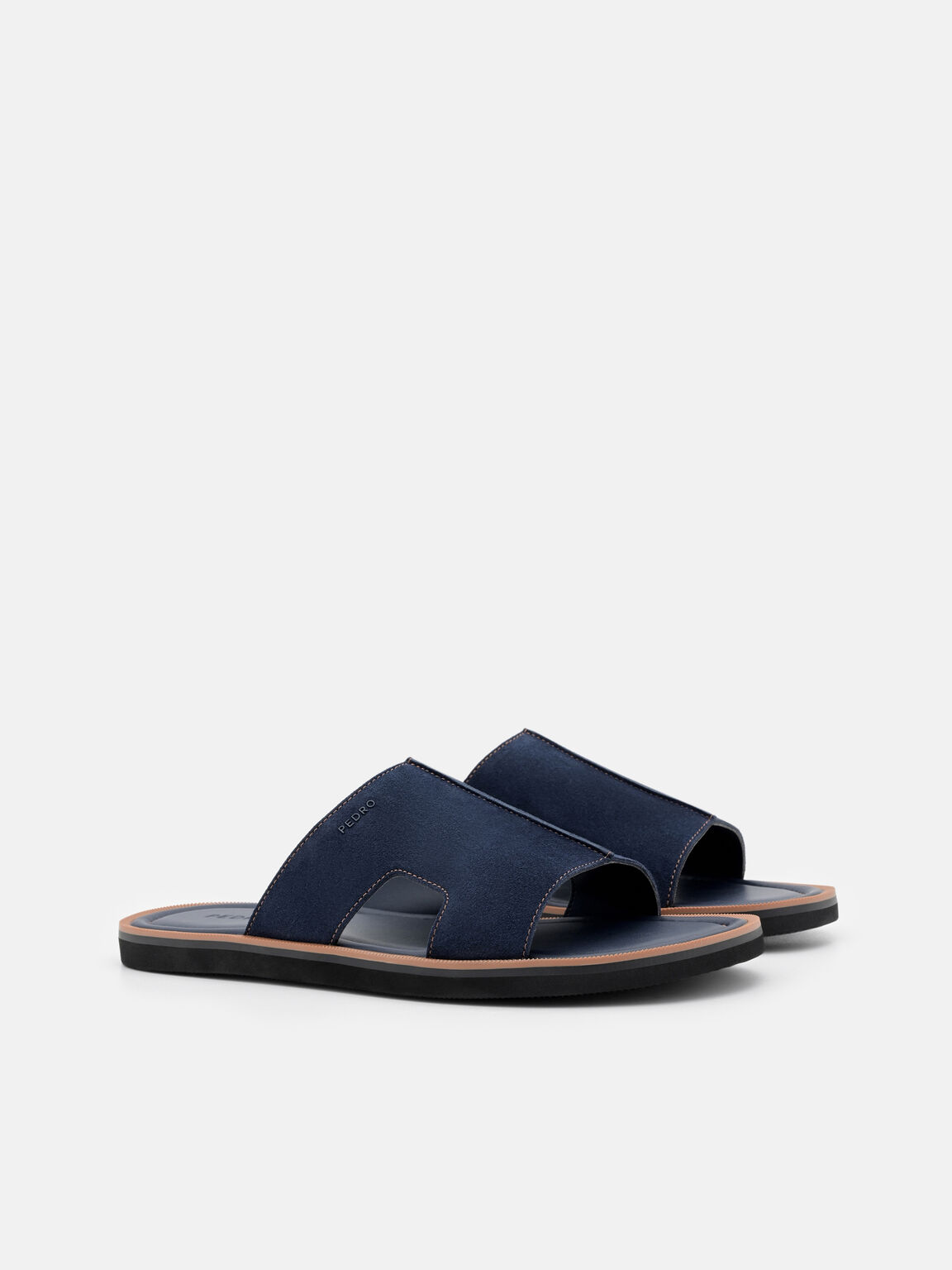 Sandal Slide Kulit, , hi-res