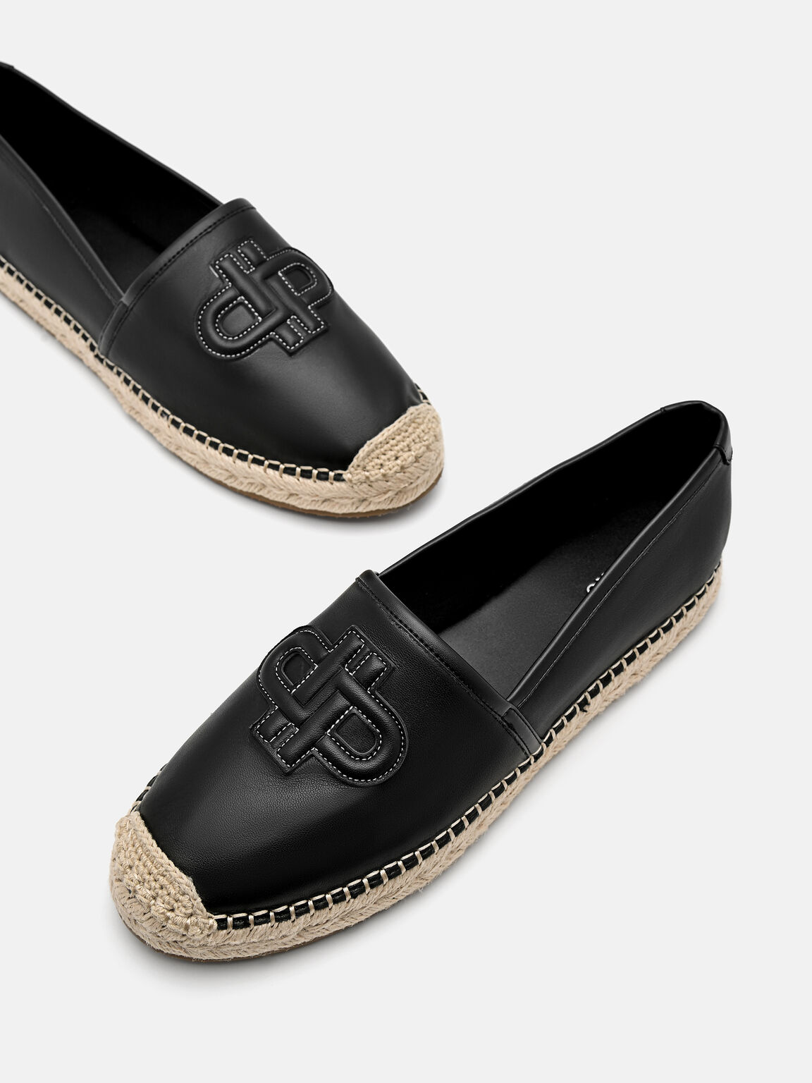 PEDRO Icon Leather Loafers, Black