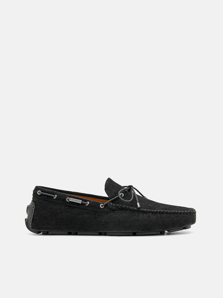 Sepatu Driving Pita Corduroy, 