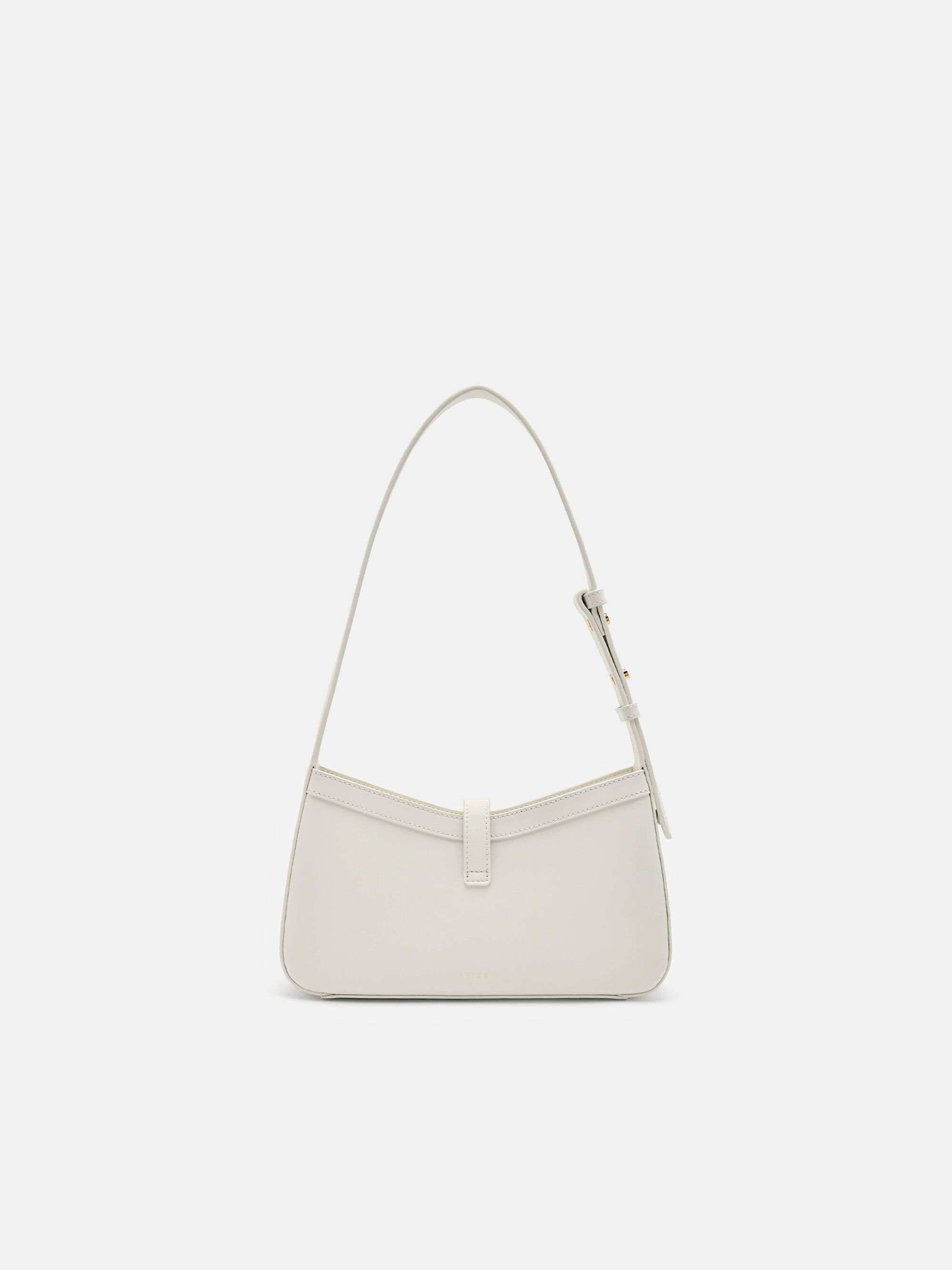 Chalk PEDRO Studio Farida Leather Shoulder Bag - PEDRO ID