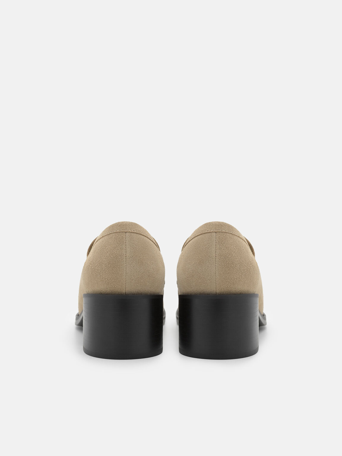 Alistair Suede Heel Loafers, , hi-res