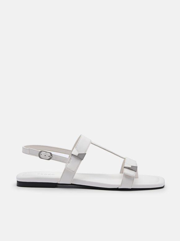 Marion Thong Sandals, White, hi-res
