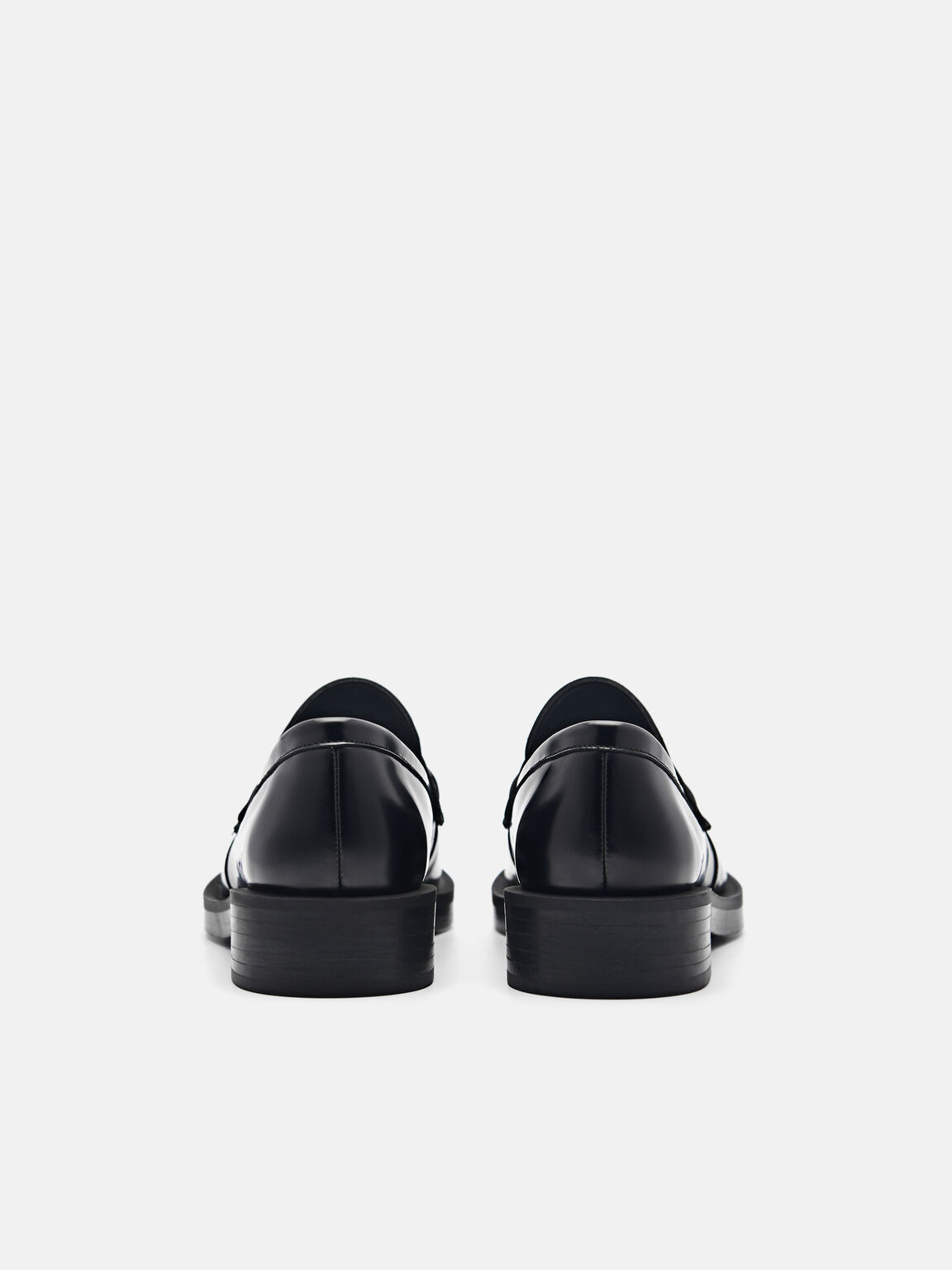 PEDRO Icon Leather Loafers, Black