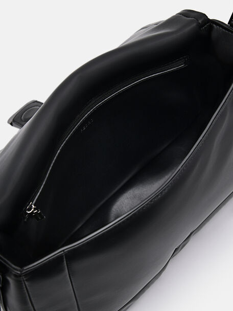 PEDRO Icon Leather Heel Sandals, Black