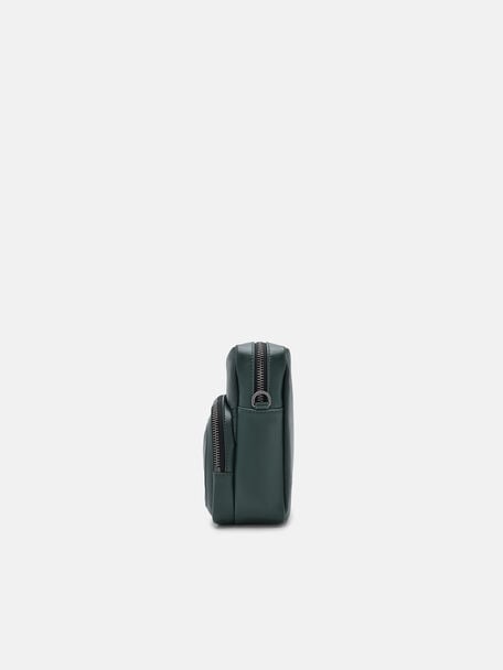 PEDRO Icon Leather Heel Sandals, Black