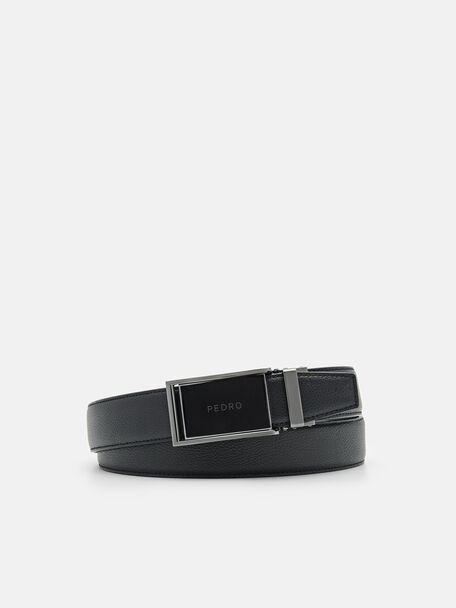 Leather Automatic Belt, Black