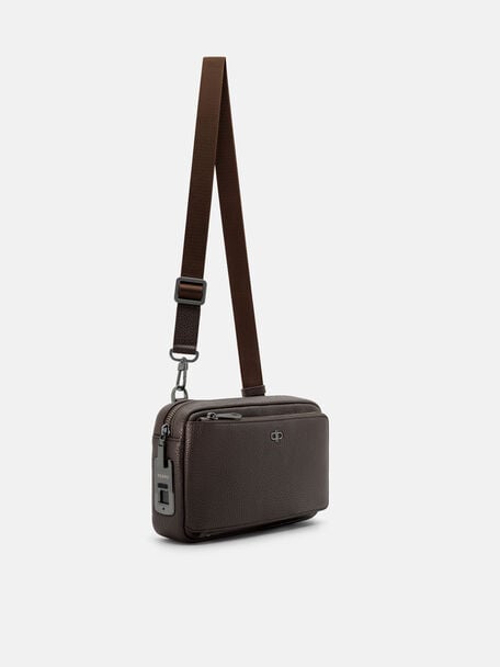 Fingerprint Lock Clutch Bag, , hi-res