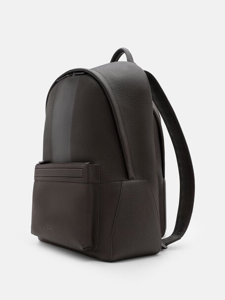 James Tumbled Leather Backpack, , hi-res