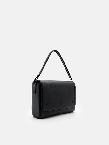Patrice Tumbled Leather Messenger Bag, 